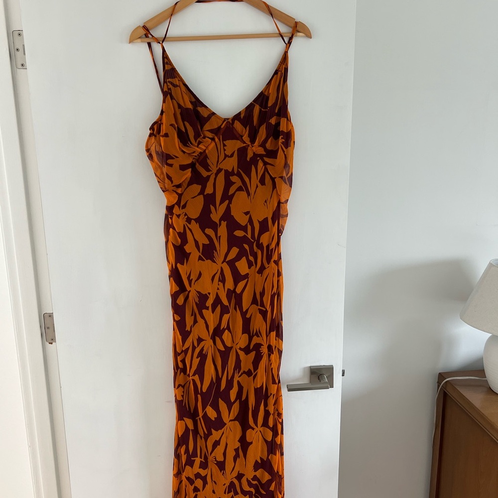 Shona Joy Natalina plunge maxi dress | size 10